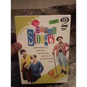 The Three Stooges DVD (2 Disc Set) 9 Hilarious Episodes Digitally Mastered